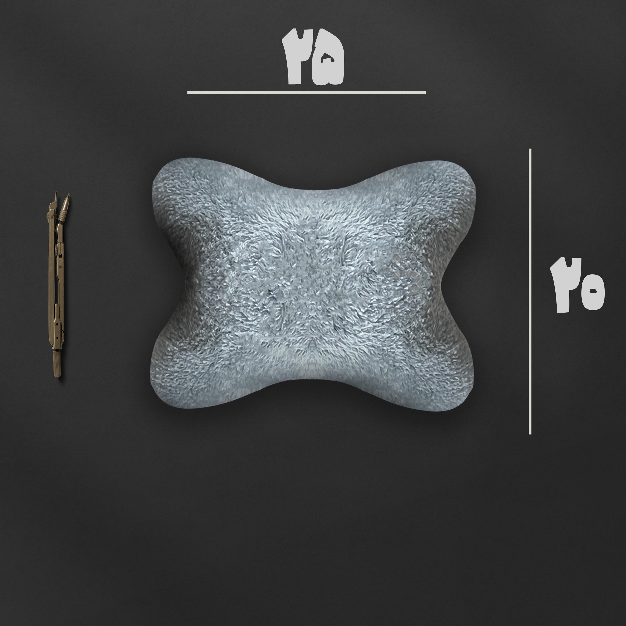 پشت گردنی صندلی خودرو مدل TD بسته 2 عددی