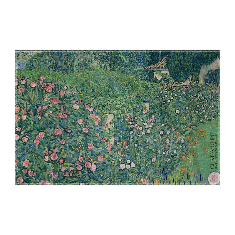 کاغذ کادو ترمه طراحان ایده مدل منظره باغ ایتالیایی از کلیمت کد art0092