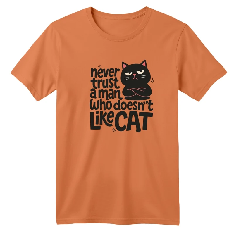 تی‌شرت آستین کوتاه لانگ بچگانه مدل گربه نوشته کد 2