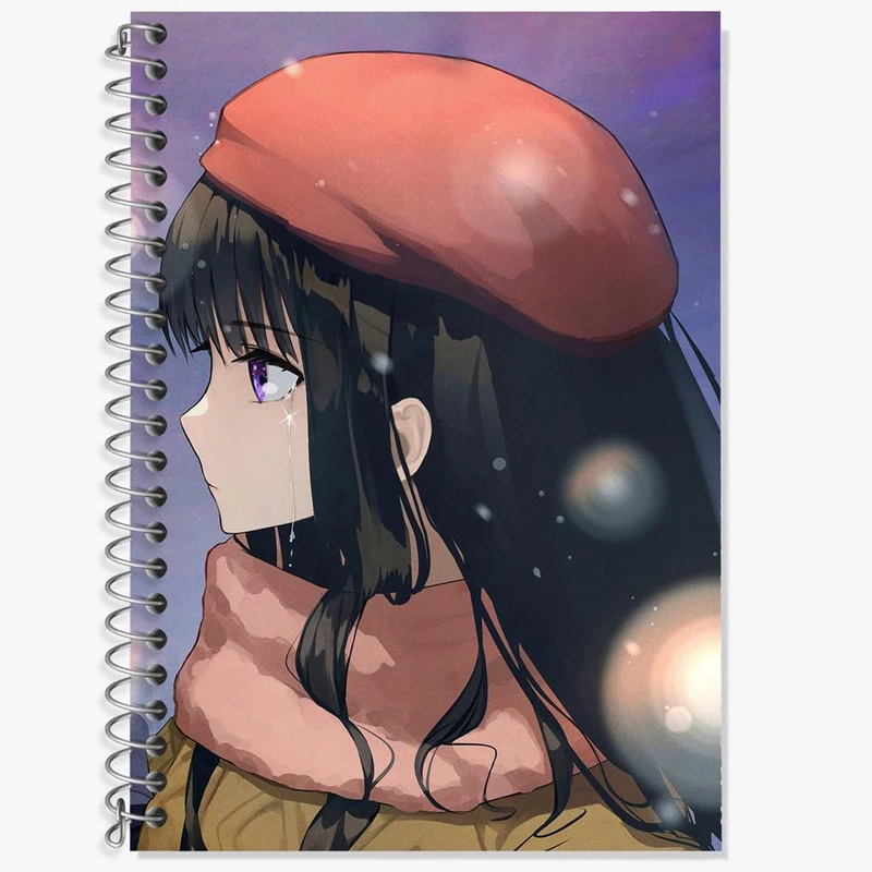 دفتر لغت 50 برگ خندالو مدل تاکینا انیمه لیکوریس ریکویل Lycoris Recoil کد 23094