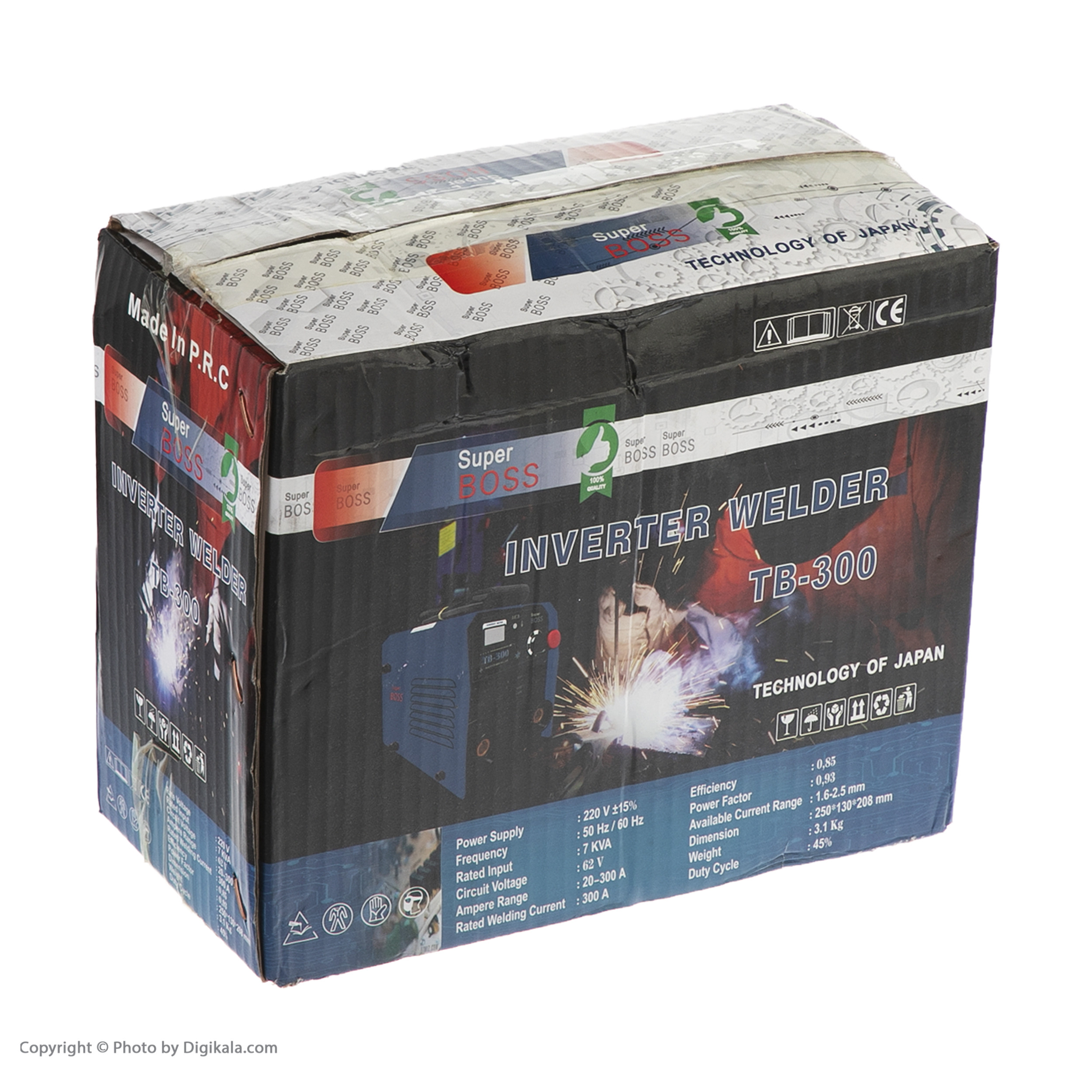 اینورتر جوشکاری 300 آمپر سوپر باس مدل TB-300