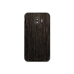 MAHOOT Dark-Gold-Stripes-Wood Cover Sticker for Samsung Galaxy J2 Pro 2018
