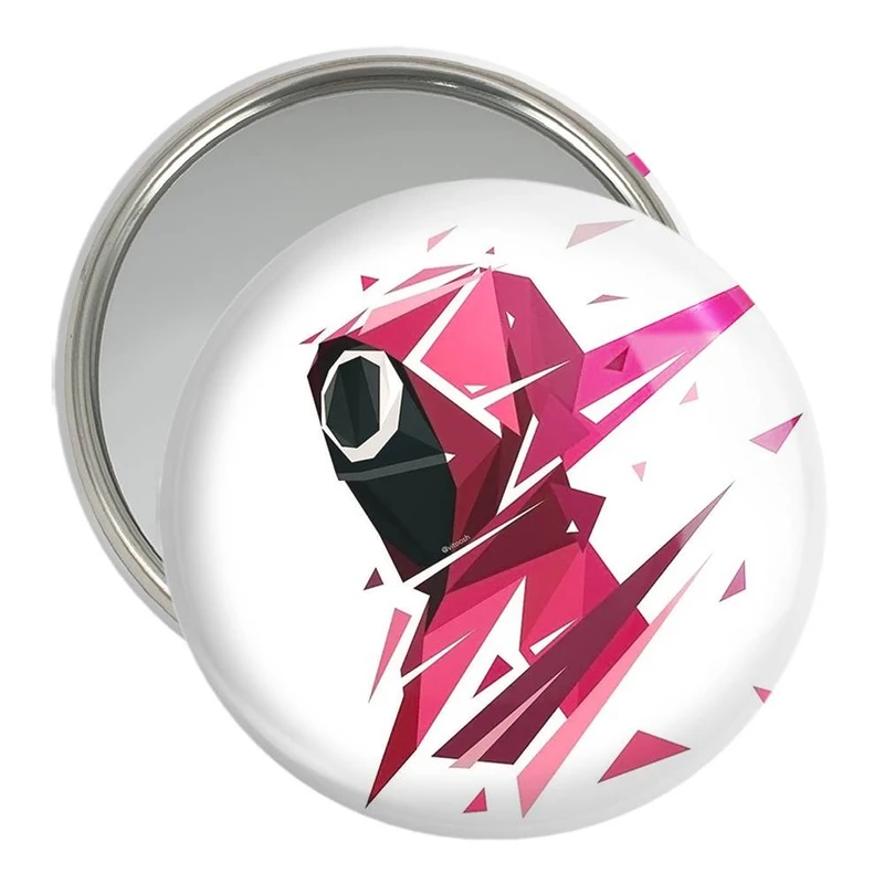 آینه جیبی خندالو مدل بازی مرکب Squid Game  کد 10810