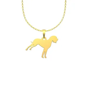 گردنبند طلا 18 عیار زنانه مدوپد مدل سگ کد J3-1-1051