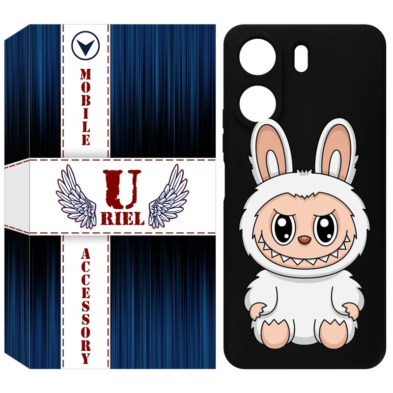 کاور یوریل مدل KSH کد 113 طرح عروسک لبوبو مناسب برای گوشی موبایل شیائومی Redmi 13C 4G / Poco C65