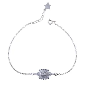   دستبند نقره زنانه بازرگانی میلادی کد DP_162