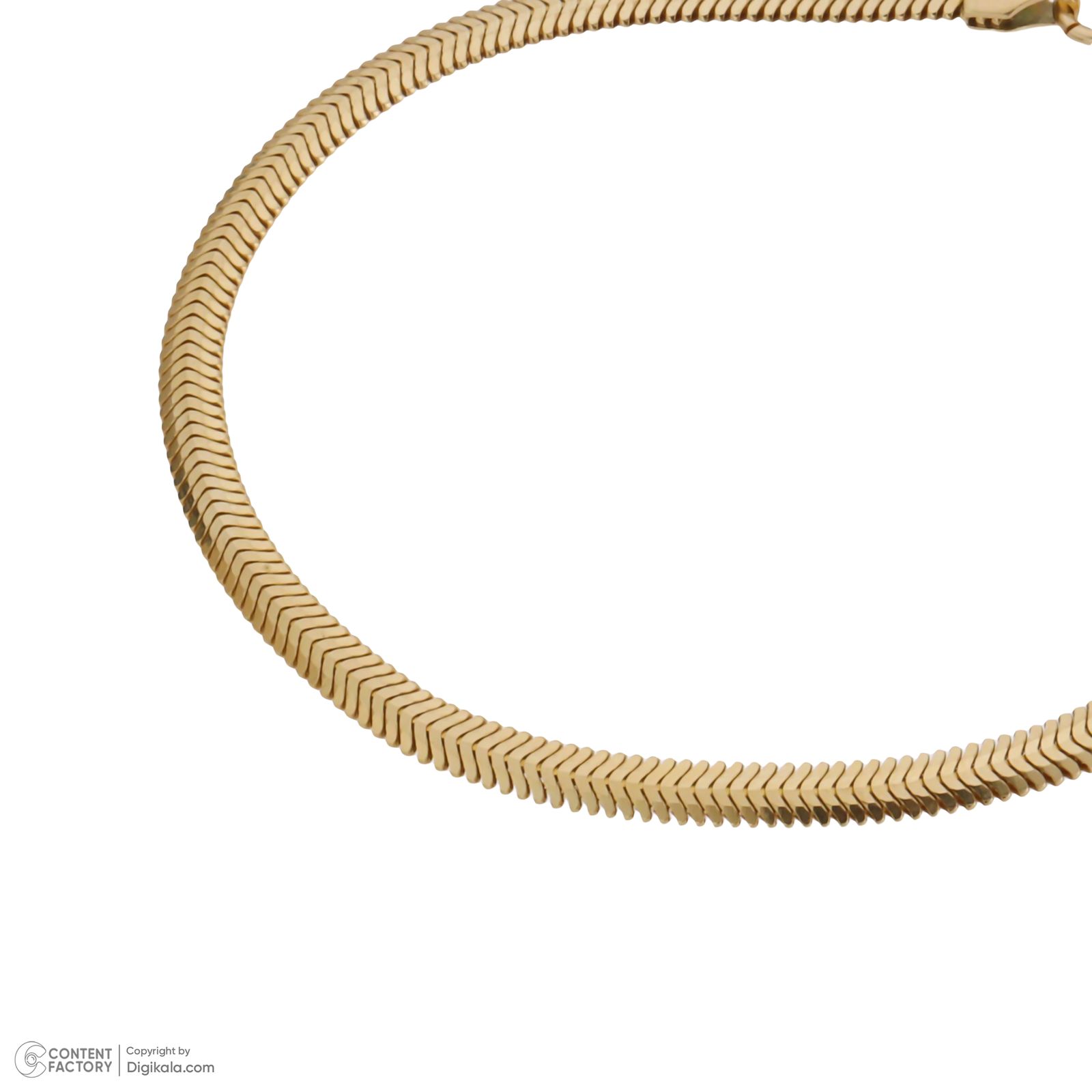 دستبند طلا 18 عیار زنانه مایا ماهک مدل MB1698 طرح تیغ ماهی -  - 3