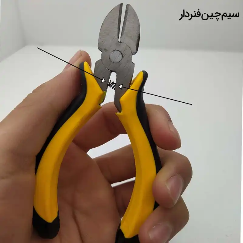 انبر سیم چین مدل لایت ایران سایز 4.5 اینچ