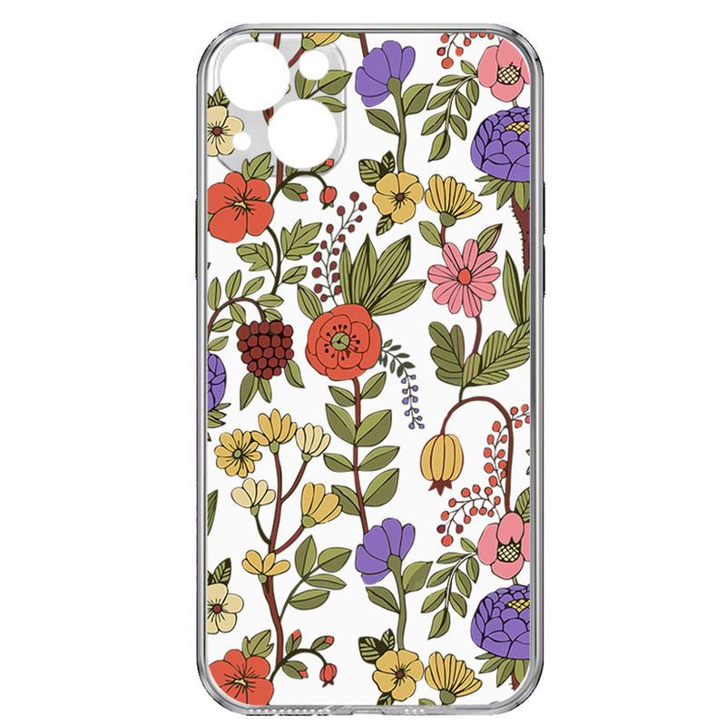 کاور طرح Tiny Flowers مناسب برای گوشی موبایل اپل iPhone 13