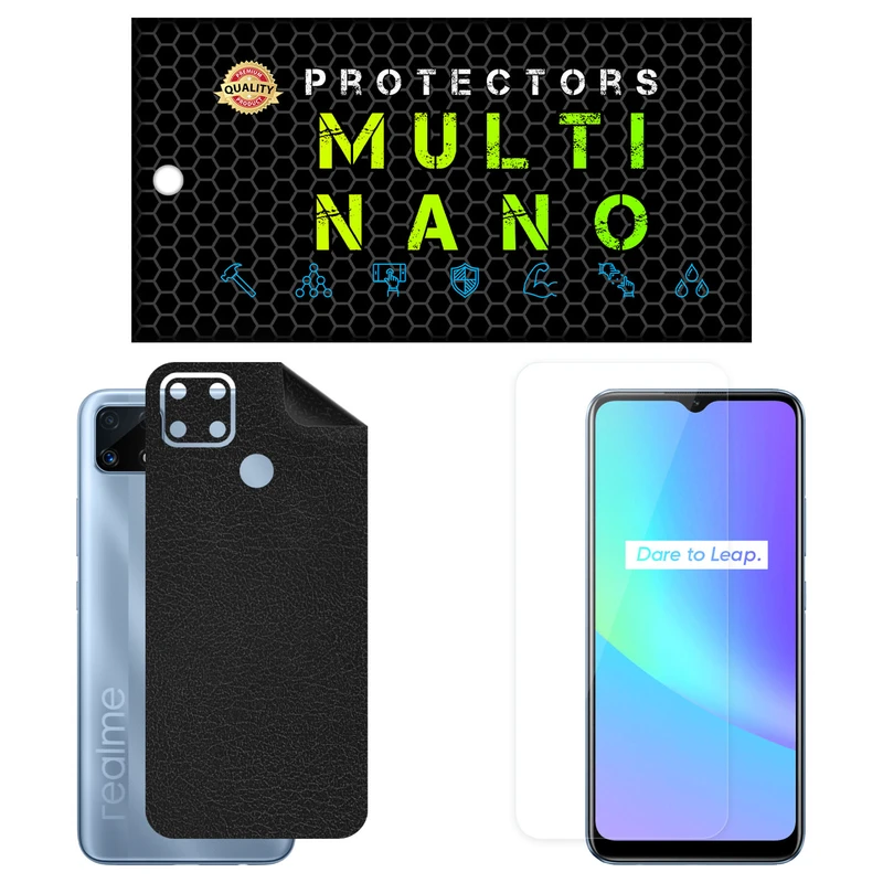 محافظ صفحه نمایش مولتی نانو مدل X-SFL مناسب برای گوشی موبایل ریلمی C25 به همراه برچسب پوششی