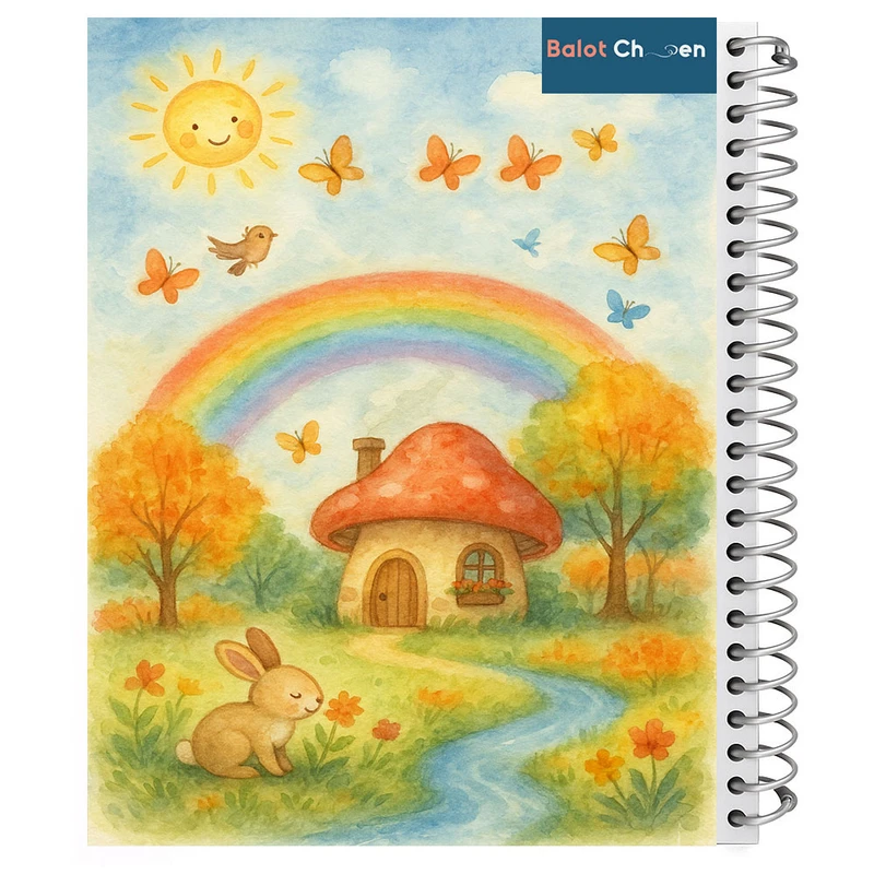 دفتر نقاشی 60 برگ بلوط چین مدل طرح منظره کد A4-N60-MA325