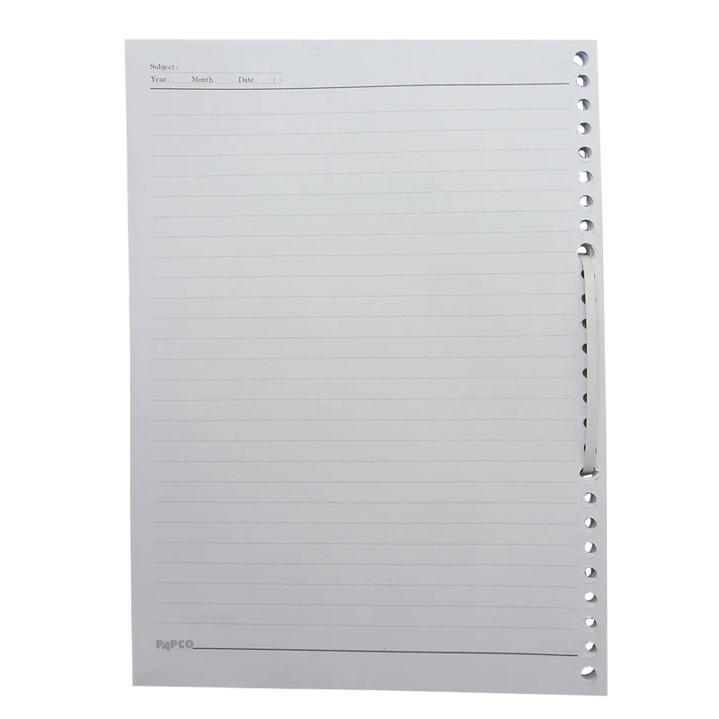 کاغذ کلاسور پاپکو کد 01 بسته 100 عددی