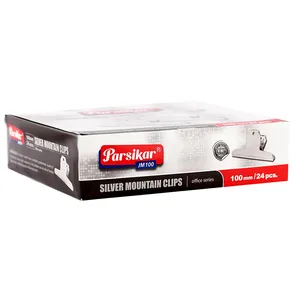 گیره کاغذ پارسیکار مدل JM100 بسته 24 عددی