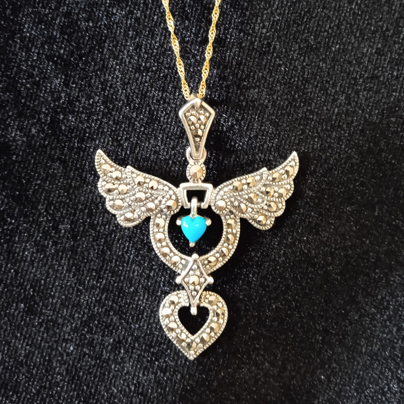 آویز گردنبند نقره زنانه مدل ققنوس