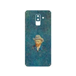MAHOOT Self portrait with a gray felt hat Cover Sticker for Samsung Galaxy A6 Plus 2018