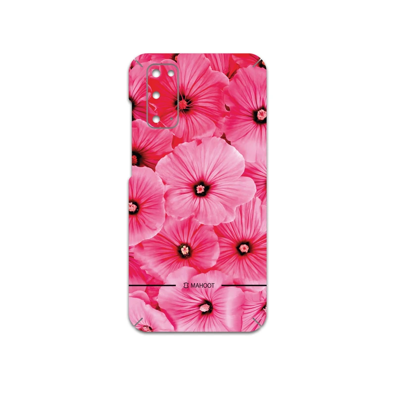 برچسب پوششی ماهوت مدل Pink-Flower مناسب برای گوشی موبایل سامسونگ Galaxy S20