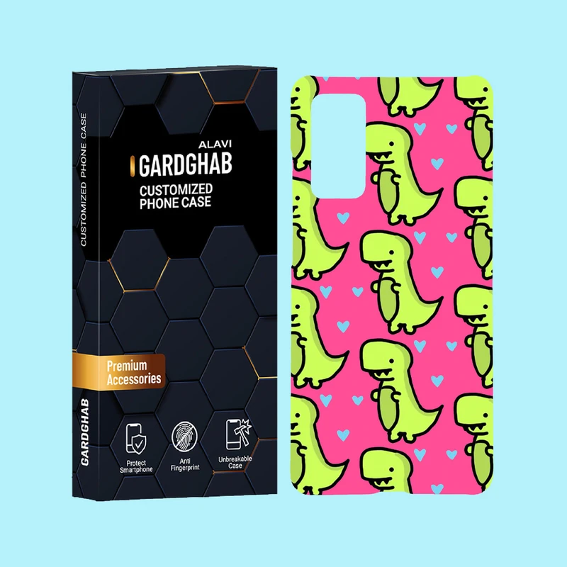 کاور گارد قاب علوی مدل پترن فانتزی مناسب برای گوشی موبایل سامسونگ Galaxy S20 FE