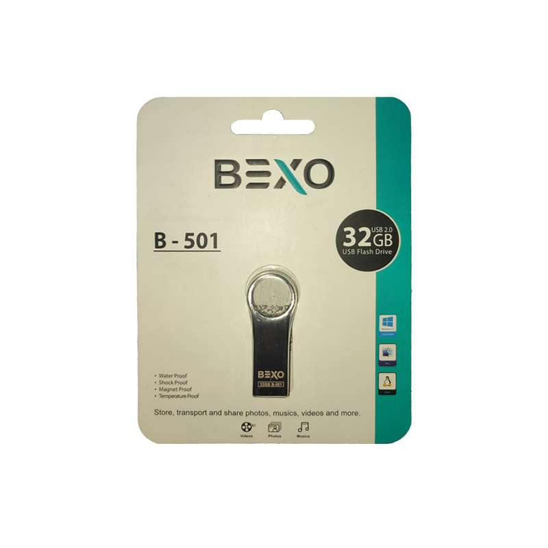 فلش مموری بکسو مدل B-501 ظرفیت 32 گیگابایت