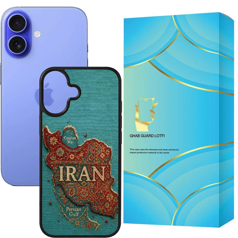 کاور قاب گارد لطفی طرح ایران مدل GCHP16 مناسب برای گوشی موبایل اپل iPhone 16 