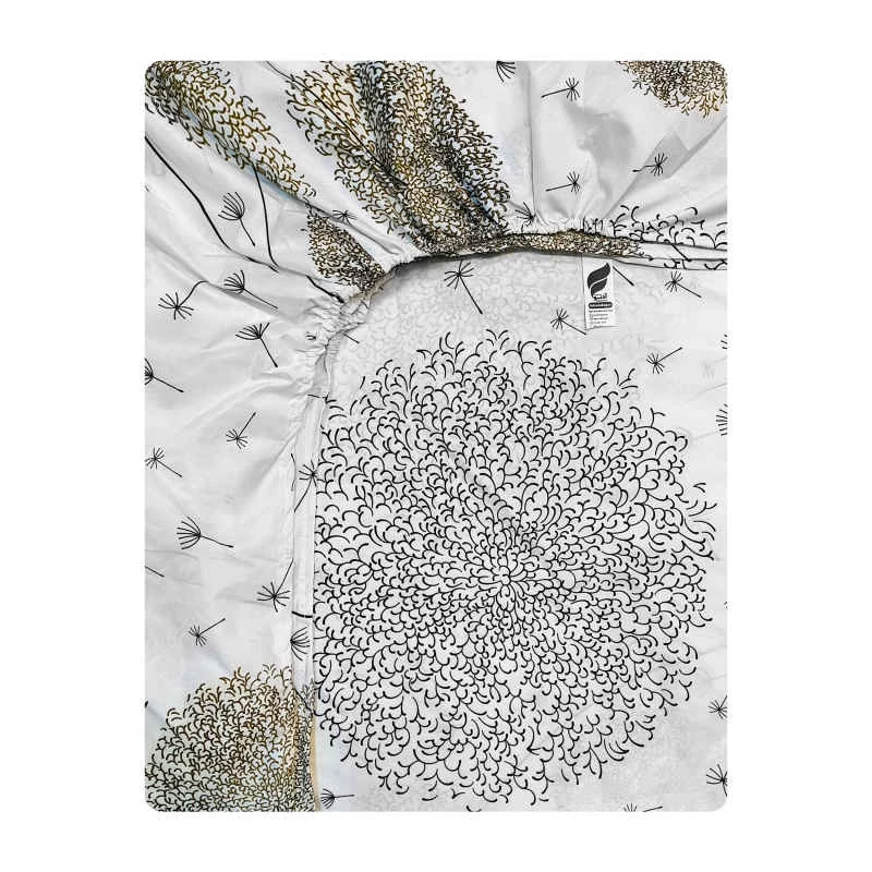 ملحفه آدنو مدل قاصدک کد CH127 یک نفره سایز 90x200 سانتی متر