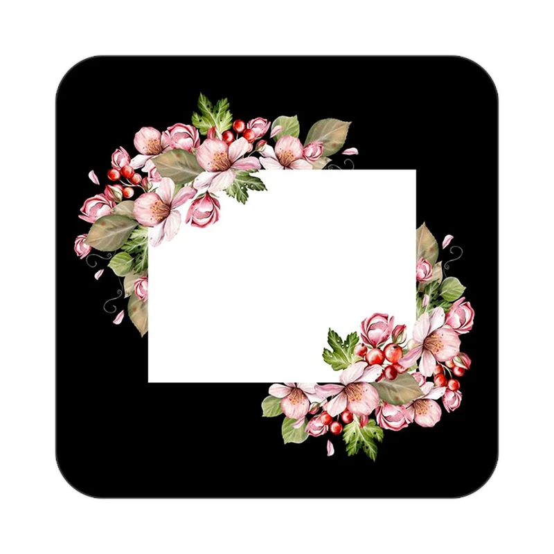 زیر لیوانی کاکتی طرح گل مدل mp19552