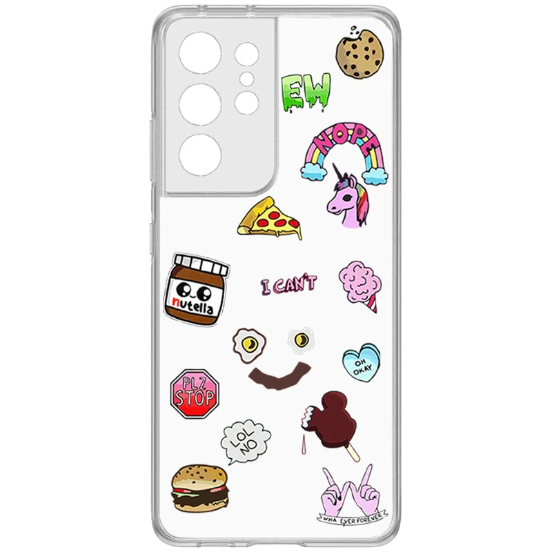 کاور طرح Yummy مناسب برای گوشی موبایل سامسونگ  Galaxy S21 Ultra