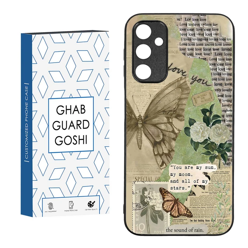 کاور قاب گارد گوشی طرح پروانه کد TPU-162 مناسب برای گوشی موبایل سامسونگ  GALAXY A24  