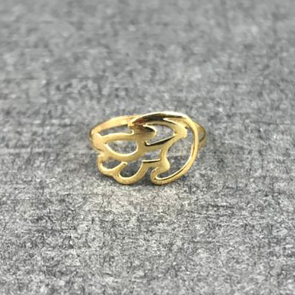 انگشتر طلا 18 عیار دخترانه دوست خوب مدل dk318 انگشتر طلا 18 عیار دخترانه دوست خوب مدل dk318