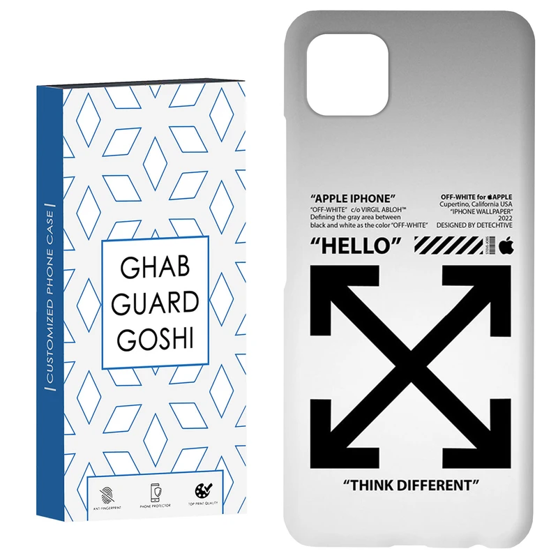کاور قاب گارد گوشی طرح off withe  کد Dimo-645 مناسب برای گوشی موبایل سامسونگ  GALAXY A22 5G