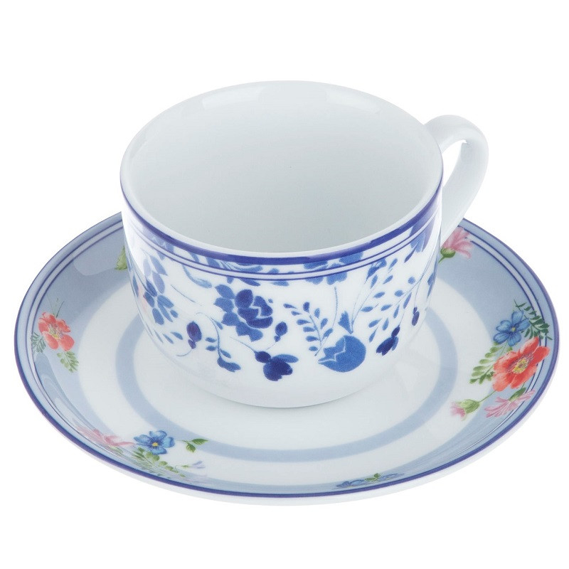 سرویس چای خوری 12 پارچه چینی زرین ایران مدل گرانادا