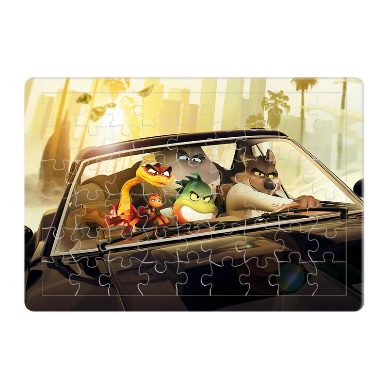 پازل 54 تکه هومرو مدل PL542 طرح انیمیشن بچه‌های بد