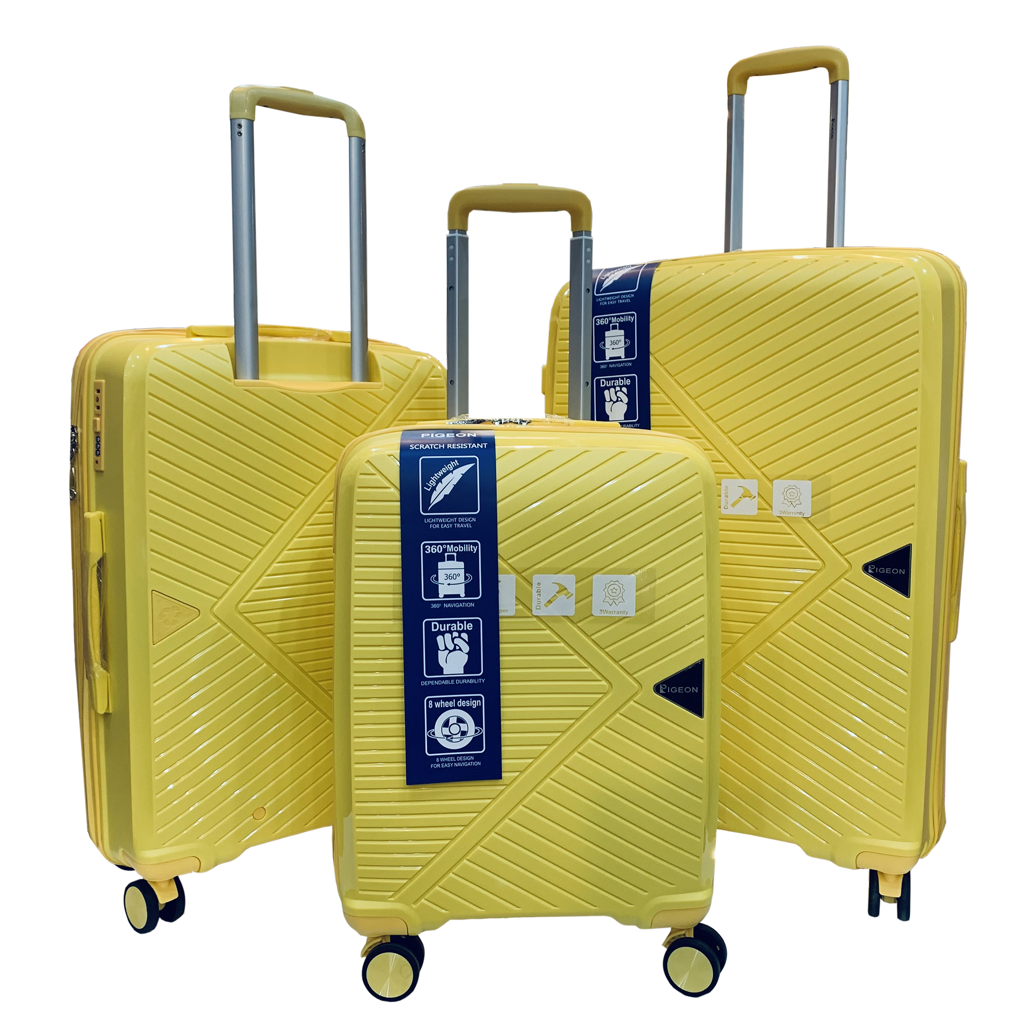 مجموعه سه عددی چمدان مدل C0143