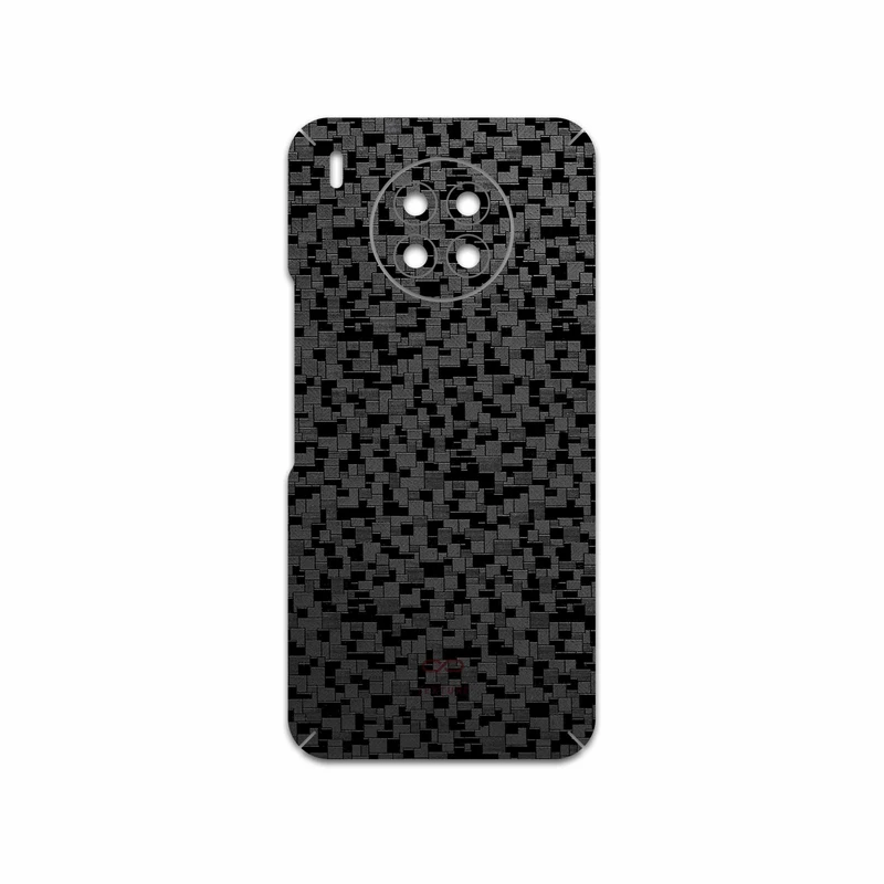 برچسب پوششی ماهوت مدل Black-Silicon مناسب برای گوشی موبایل آنر 50 Lite