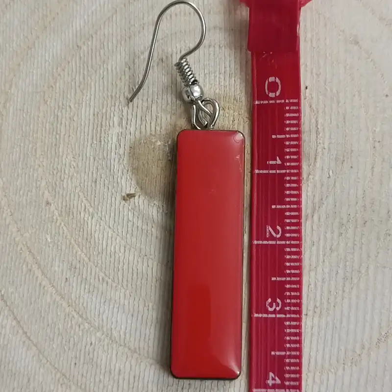 گوشواره زنانه مدل عروسکی چوبی