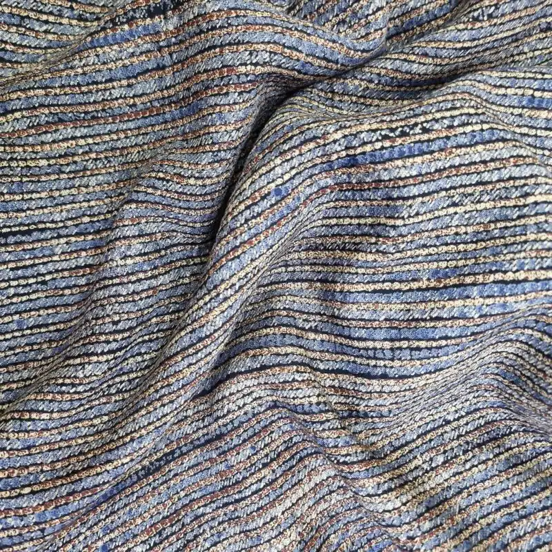 پارچه لباس مدل کودری نخی طرح راهدار کد A8