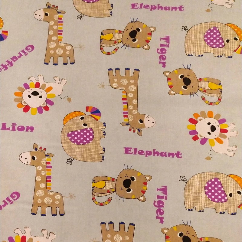 پارچه ملحفه عرض 1.45 متر نساجی بروجرد مدل فیلی رنگ طوسی