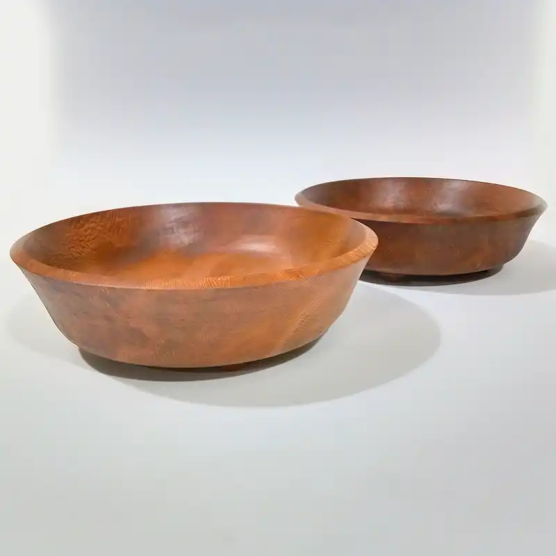 کاسه چوبی مدل چنار سرخ کد 100