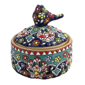 قندان میناکاری سفالی کد are-27