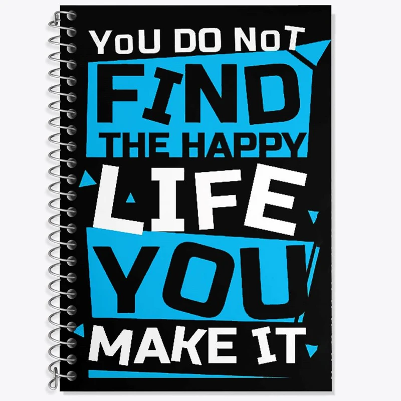 دفتر لغت 50 برگ خندالو مدل جملات انگیزشی کد 24819