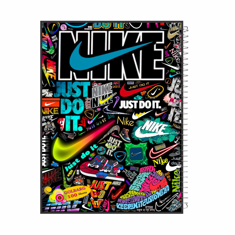 دفتر مشق 100 برگ گلبرگ طرح ورزشی کد 1522