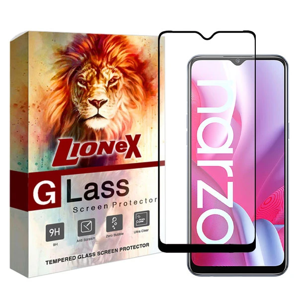 محافظ صفحه نمایش سرامیکی مات لایونکس مدل MCERAMLION مناسب برای گوشی موبایل ریلمی Narzo 20A