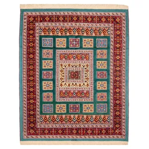 گلیم دستباف یک و نیم متری سی پرشیا کد 174700