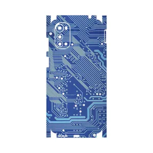 MAHOOT Blue_Printed_Circuit_Board-FullSkin Cover Sticker for Motorola Moto E32s