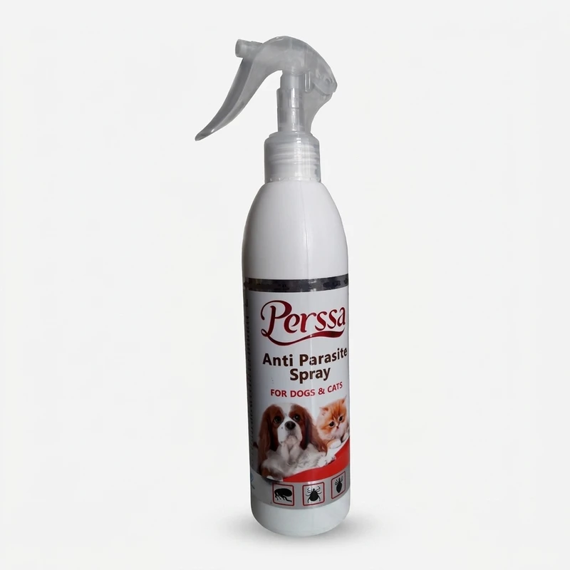 اسپری ضد انگل سگ و گربه پرسا مدل DOGS&CATS حجم 300 میلی لیتر
