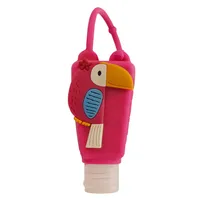 ژل ضدعفونی کننده آکسیکید مدل طوطی صورتی آویزدار حجم 29 میلی لیتر