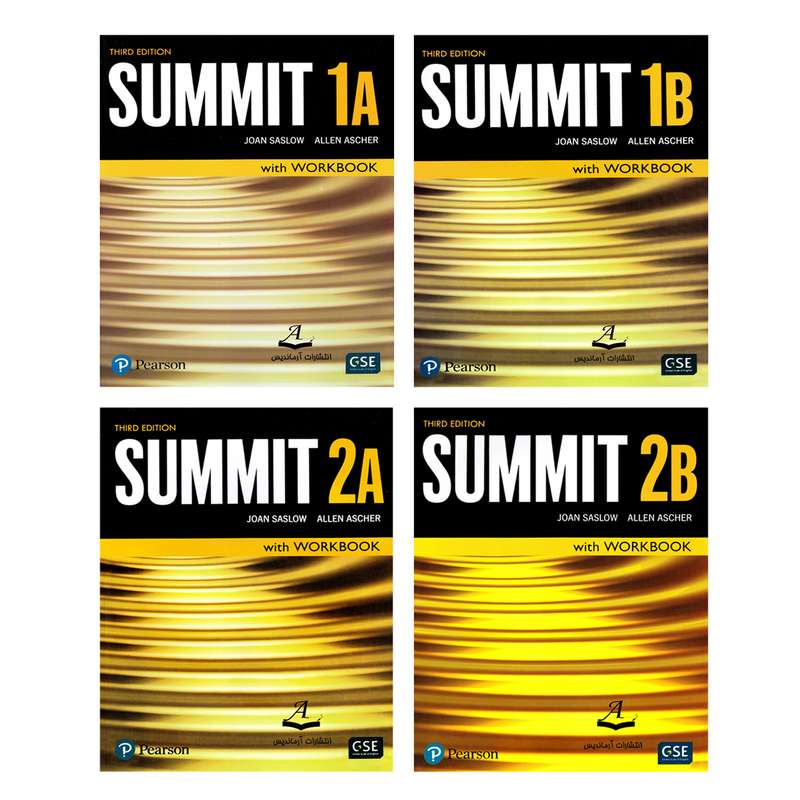 کتاب Summit اثر Joan Saslow And Allen Ascher انتشارات آرماندیس 4 جلدی