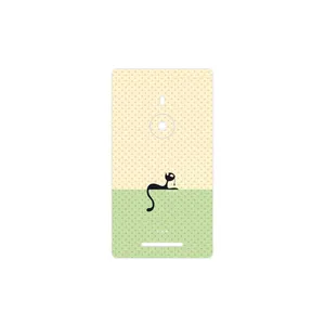 MAHOOT Minimal Internet Cat Icon Cover Sticker for Nokia Lumia 925