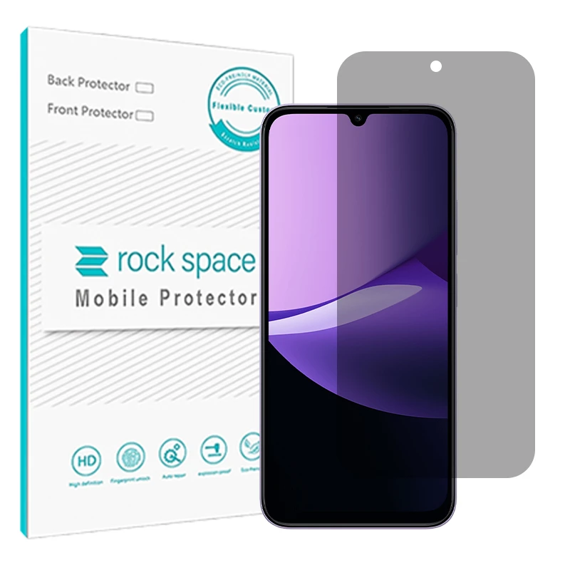 محافظ صفحه نمایش حریم شخصی راک اسپیس مدل Resistant مناسب برای گوشی موبایل شیائومی Redmi 15C 4G