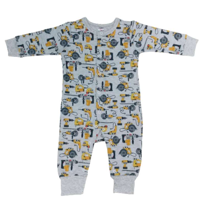 سرهمی نوزادی مدل ابزار رنگ طوسی