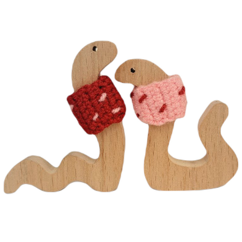 اسباب بازی چوبی مدل مار کد WT002